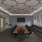 Ekena Millwork 66 56W x 66 56H x 38T Large Woodall Decorative Fretwork Wood Ceiling Panels, Walnut CELW67X67X0375WDLWA - alternate 9